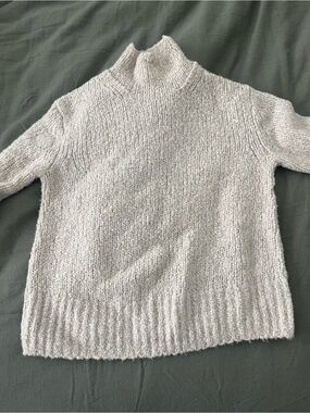 Vince Cream Turtleneck Pullover Sweater
